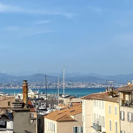 06m - Old Beautiful Duplex Terrace With Sea View Antibes